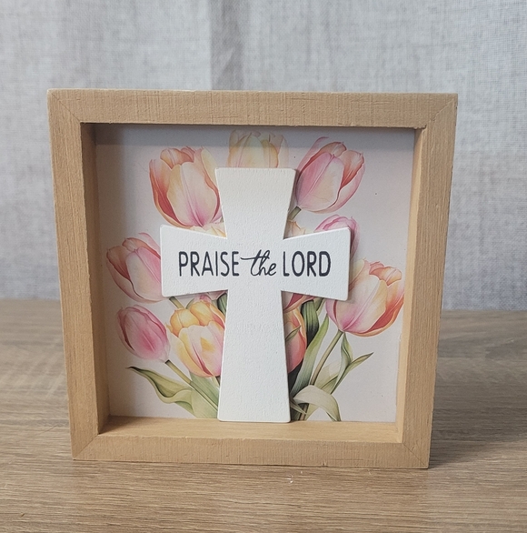Easter Christian Decor He Is Risen Praise The Lord - Picture 10 of 16